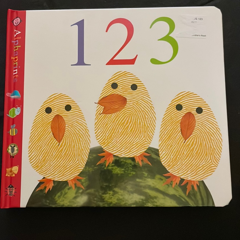⭐️ DONATED ⭐️Alphaprint 1 2 3 Childrens Book 4/$10 ⭐️FINAL PRICE ⭐️